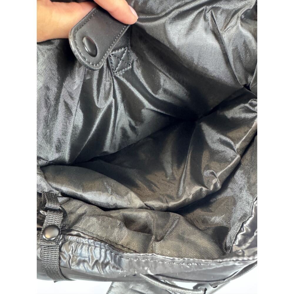 Joan & David 18 Puffer Backpack Black Nylon Work School Bag unisex NWT - Picture 8 of 12